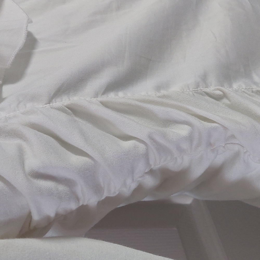 Boston Proper White Ruffled Top - Picture 5 of 8